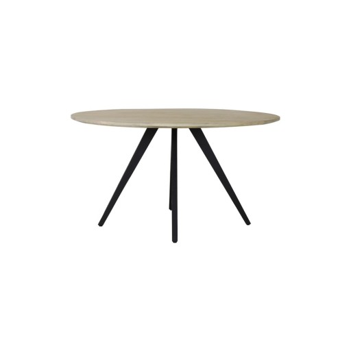 Masă de dining în culoare naturală rotundă ø 140 cm Magnifera – Light & Living