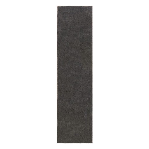 Covor tip traversă gri închis din fibre reciclate 60x230 cm Sheen – Flair Rugs