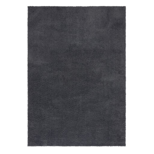 Covor gri închis lavabil din fibre reciclate 200x290 cm Fluffy – Flair Rugs