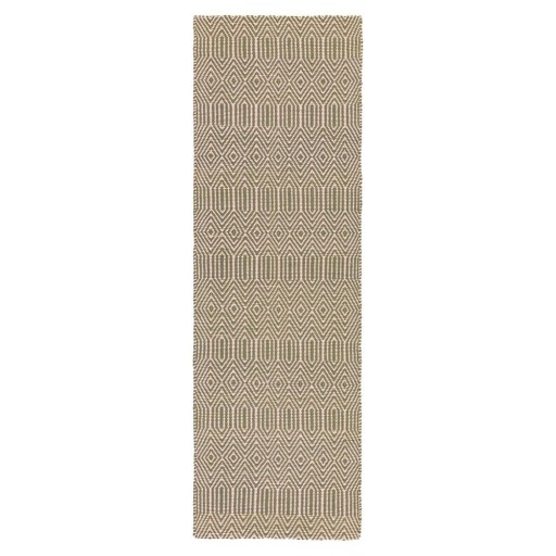 Covor tip traversă din lână maro 66x200 cm Sloan – Asiatic Carpets