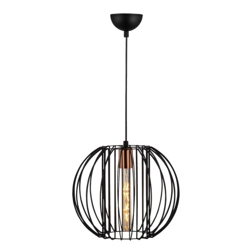 Lustră neagră/în culoarea bronz cu abajur din metal ø 33 cm Fellini – Opviq lights