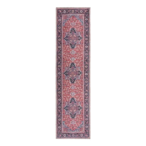 Covor tip traversă burgundy lavabil din amestec de fibre reciclate 60x230 cm Windsor – Flair Rugs