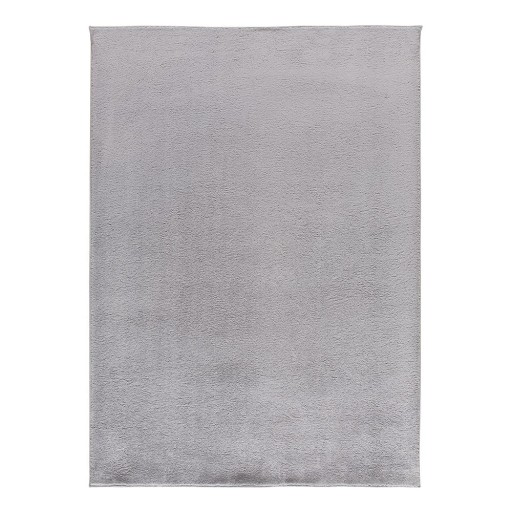 Covor gri din microfibră 160x220 cm Coraline Liso – Universal