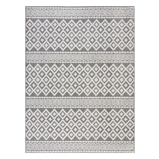 Covor gri lavabil din janilie 160x240 cm Jhansi – Flair Rugs