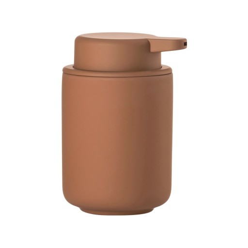 Dozator de săpun lichid portocaliu din gresie ceramică 250 ml Ume – Zone