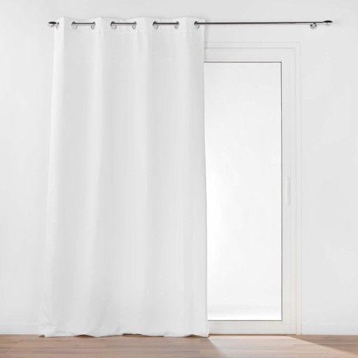 Draperie albă antifonică din microfibră 135x260 cm Micropolar – douceur d'intérieur