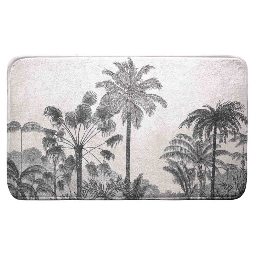 Covoraș de baie negru-bej 45x75 cm Cocoty – douceur d'intérieur