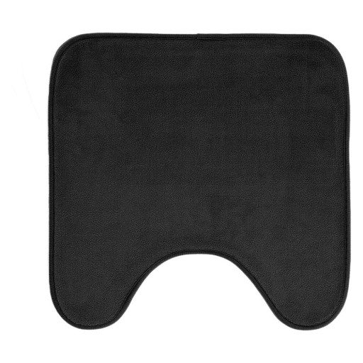 Covoraș de baie negru pentru WC 45x45 cm Vitamine – douceur d'intérieur