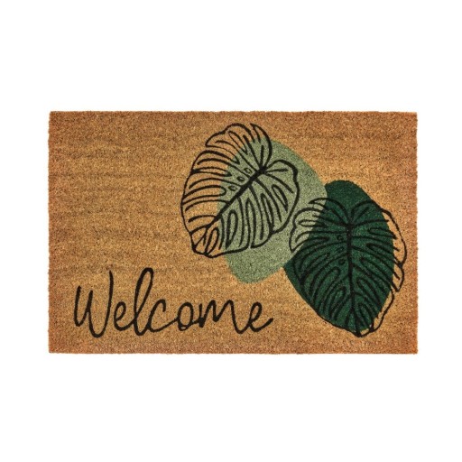 Covoraș de intrare din fibre de nucă de cocos 40x60 cm Welcome – Casa Selección