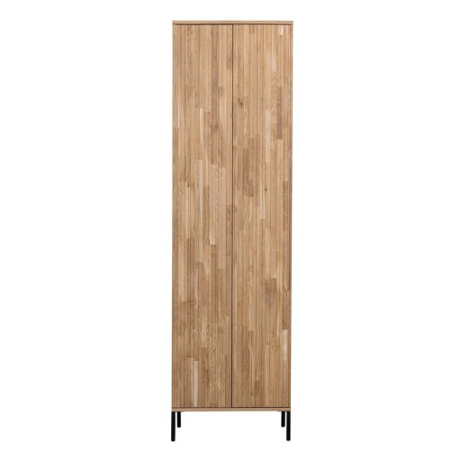 Șifonier în culoare naturală cu aspect de lemn de stejar 60x210 cm Gravure – WOOOD