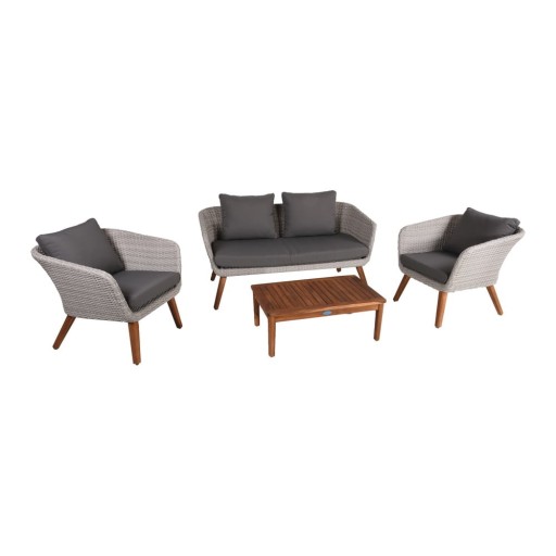 Set mobilier de grădină gri Arona – Garden Pleasure