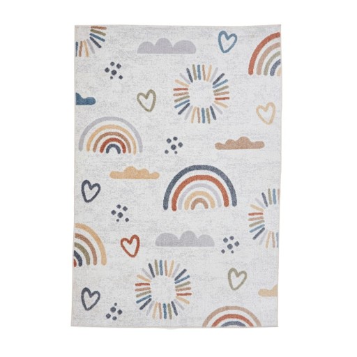 Covor pentru copii crem 80x150 cm Vida Kids Rainbow – Think Rugs