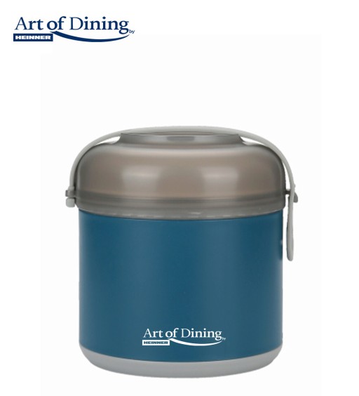 Caserola termica Loca, Art of Dining by Heinner, 600 ml, inox/polipropilena, albastru/gri