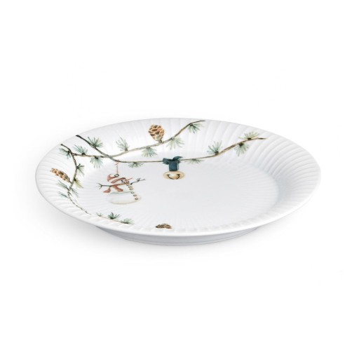 Farfurie din porțelan pentru Crăciun Kähler Design Hammershoi Christmas Plate, ⌀ 22 cm