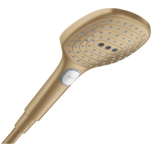 Para dus culoare bronz periat Hansgrohe, Raindance Select E 120