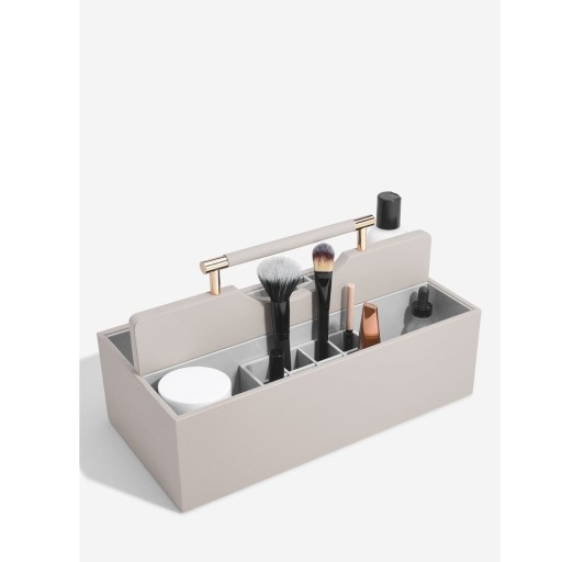 Organizator de baie maro deschis pentru cosmetice Supersize – Stackers