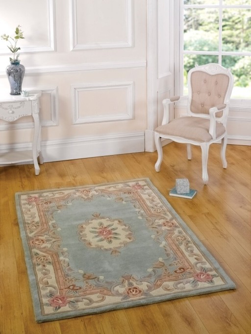 Covor Aubusson Green, Flair Rugs, 150x240 cm, lana, verde