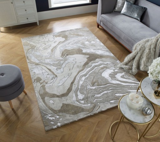 Covor Marbled, Flair Rugs, 120x170 cm, polipropilena/poliester, natural