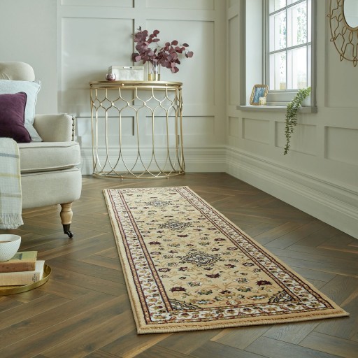 Covor Sherborne Beige, Flair Rugs, 66x300 cm, polipropilena, bej