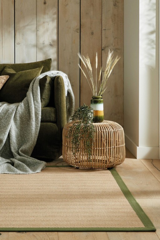 Covor Kira Jute Green, Flair Rugs, 160x230 cm, iuta/poliester, verde