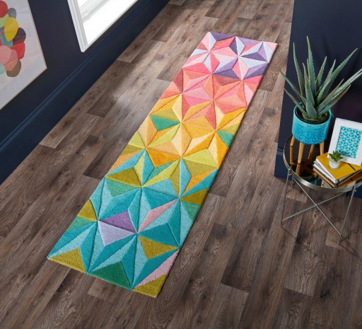 Covor Reverie Multi, Flair Rugs, 60x230 cm, lana, multicolor