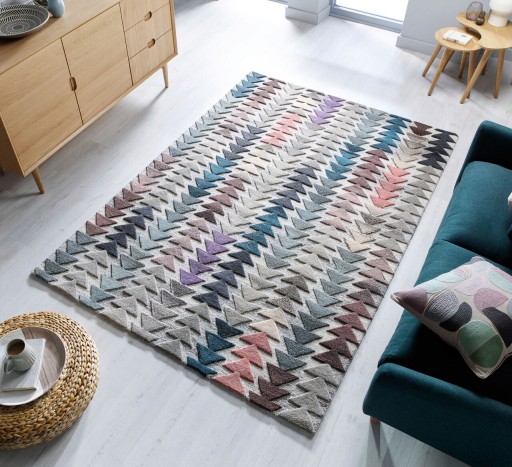 Covor Archer Multi, Flair Rugs, 200x290 cm, lana, multicolor