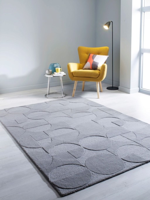 Covor Gigi Grey, Flair Rugs, 160x230 cm, lana, gri