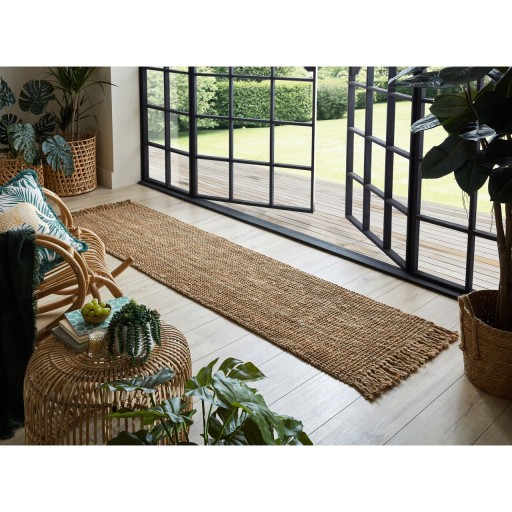 Covor Jute Boucle, Flair Rugs, 60x150 cm, iuta, natural