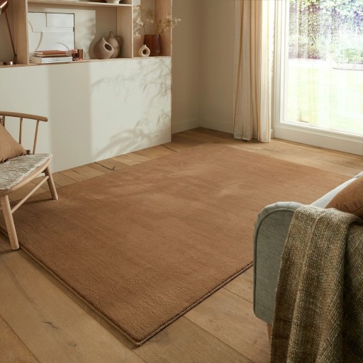 Covor Mellow Soft Brown, Flair Rugs, 120x170 cm, poliester, maro