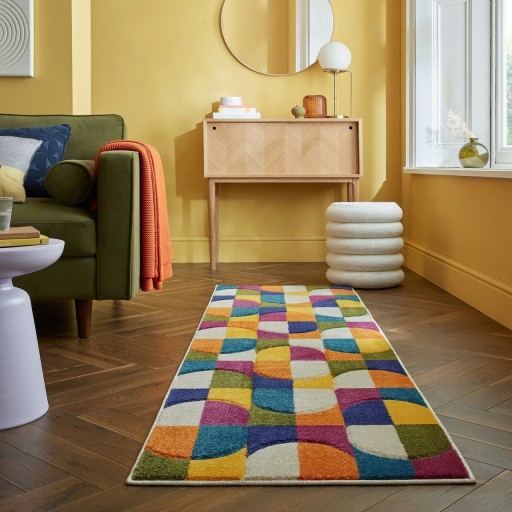 Covor Chacha Multi, Flair Rugs, 66x230 cm, polipropilena, multicolor