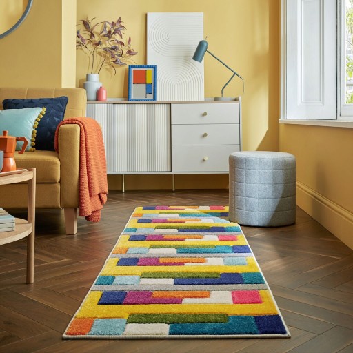 Covor Mambo Multi, Flair Rugs, 66x230 cm, polipropilena, multicolor