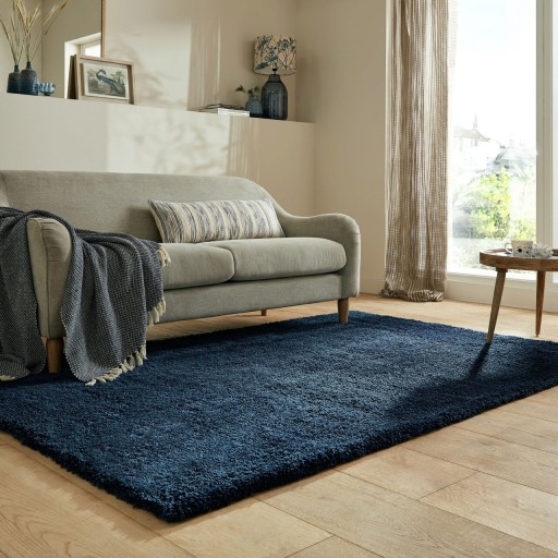 Covor Feather Soft Navy, Flair Rugs, 160x230 cm, polipropilena, bleumarin