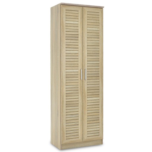 Pantofar cu 2 usi Sante, Pakoworld, 21 perechi pantofi, 60x37x183 cm, MDF/PAL, sonoma