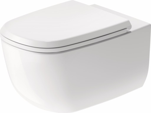 Vas WC suspendat Duravit Aurena Rimless 57x36.5cm HygieneGlaze Plus alb mat