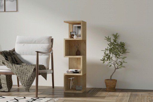 Corp biblioteca, Asse Home, Alin, 25x95x27 cm, PAL , Maro