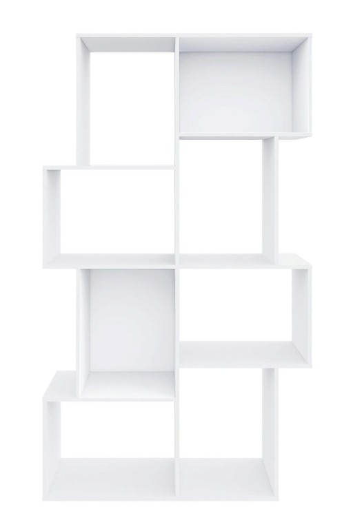 Biblioteca Artic 2540, Bizzotto, 104.7x35x182 cm, MDF, alb