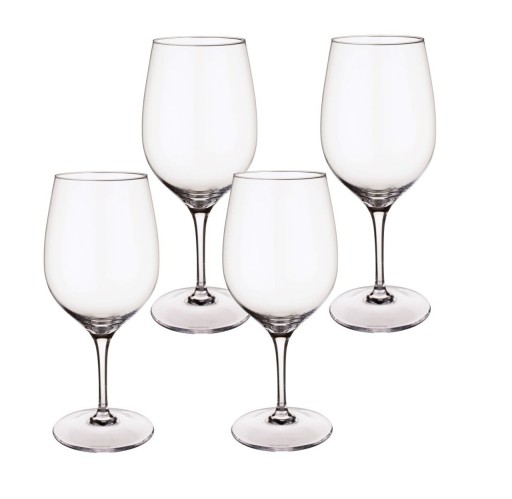 Set 4 pahare de vin rosu, Villeroy &amp; Boch, Entree, 475 ml, sticla cristal