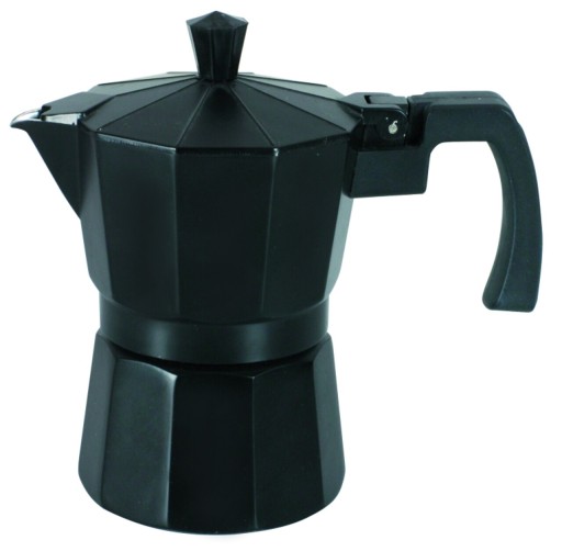 Cafetiera filtru 9 portii Negra, Domotti, 450 ml, aluminiu