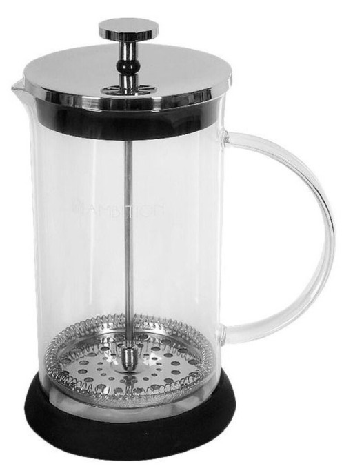 Cafetiera cu filtru inox Rafaella, Ambition, 600 ml, sticla temperata