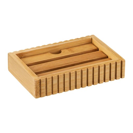 Savoniera Bamboo, Jotta, 12 x 8 x 2.5 cm, bambus, maro