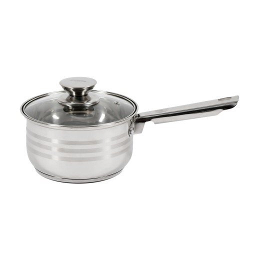 Cratita cu capac Myra, Cooking by Heinner, Ø16 cm, 1.9 L, inox/sticla