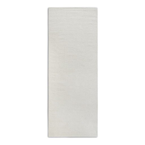 Covor tip traversă crem țesut manual din amestesc de lână 80x200 cm Pradesh Natural White – Elle Decoration