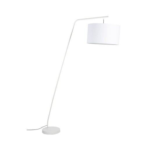 Lampadar alb cu abajur textil (înălțime 220 cm) Martine – White Label