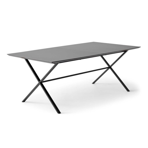 Masă de dining gri antracit extensibilă 90x165 cm Meza – Hammel Furniture