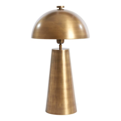 Lampadar în culoarea bronz cu abajur din metal (înălțime 52 cm) Dita – Light & Living