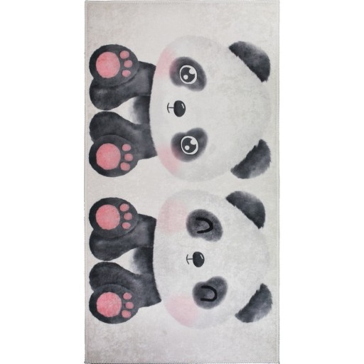 Covor pentru copii negru-alb 160x230 cm Panda Friends – Vitaus