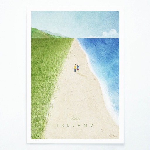 Poster Travelposter Ireland, 30 x 40 cm