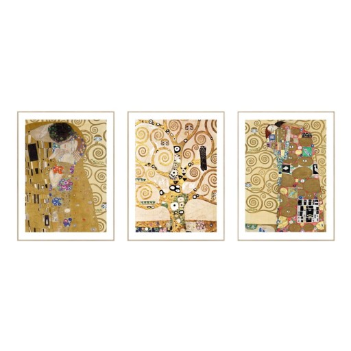 Tablouri reproduceri 3 buc. 30x40 cm Klimt – knor