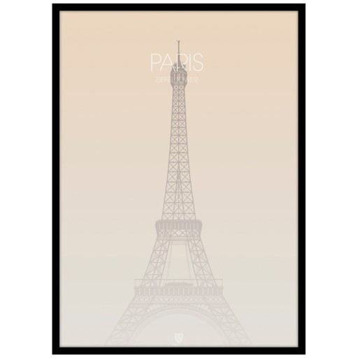 Tablou 50x70 cm Paris Eiffel Tower – Malerifabrikken