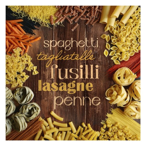 Tablou din sticlă 30x30 cm Pasta – Styler